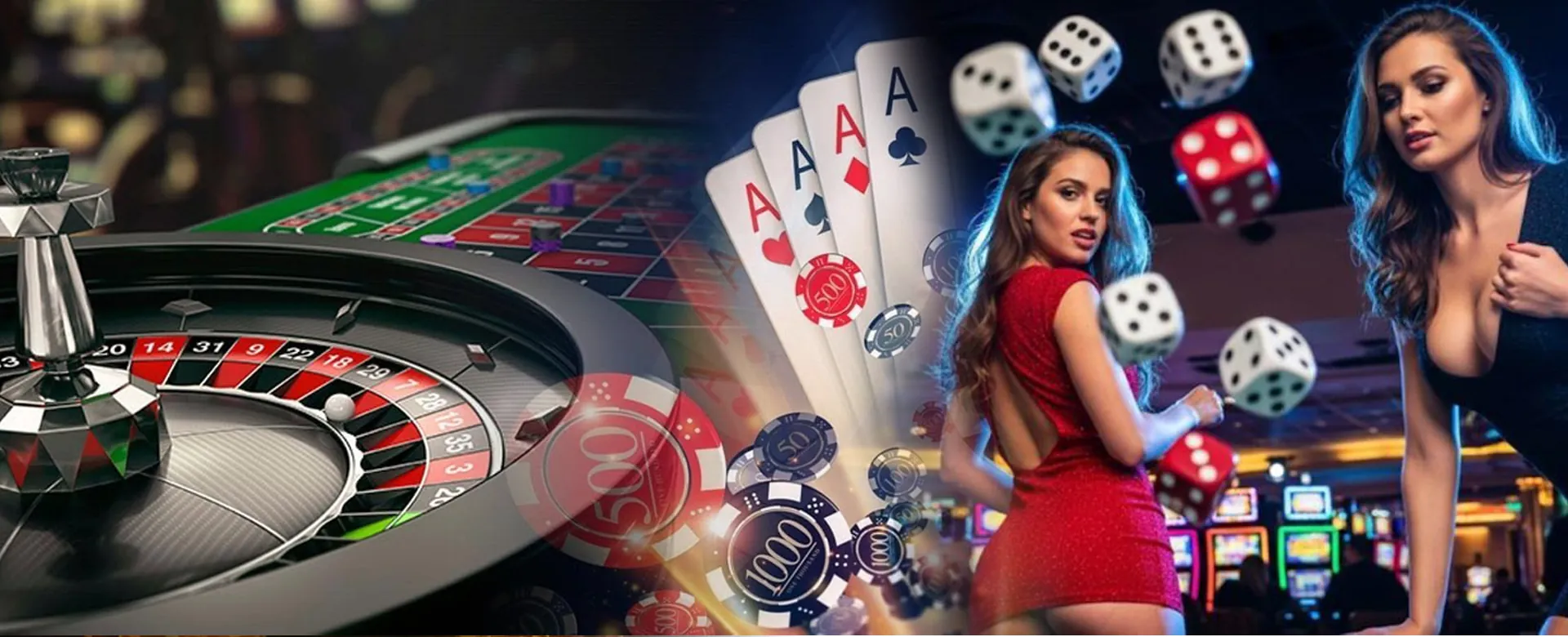 Online casino background with betting elements